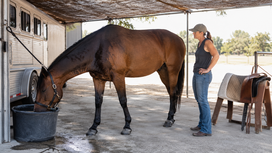 When Do Horses Need Electrolytes? Heat, Hauling, Sweat, and Recovery