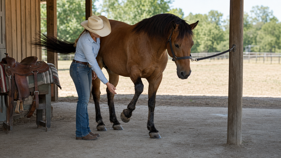Horse Stomping at Flies? What to Check Before You Ride