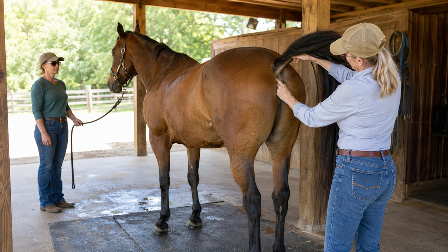 Horse Tail Rubbing in Hot Weather? What Owners Should Notice