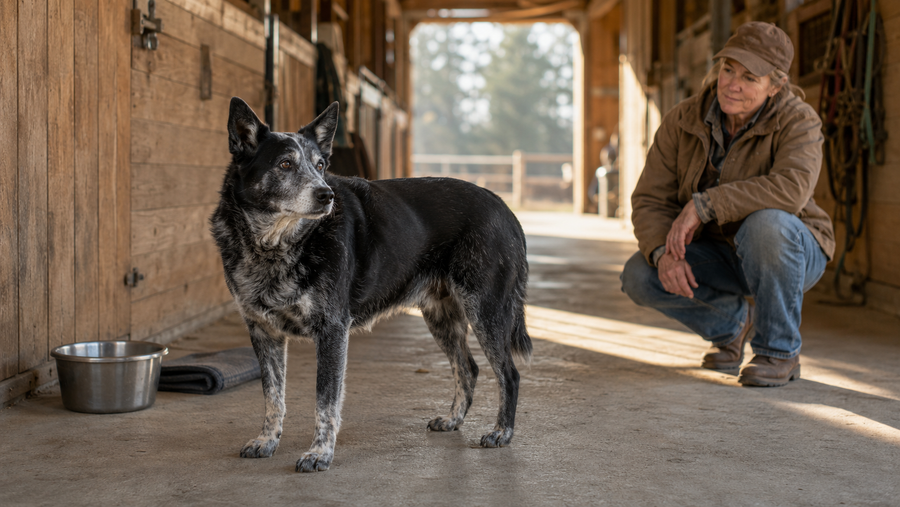 How Much Barn Work Is Too Much for a Senior Dog?