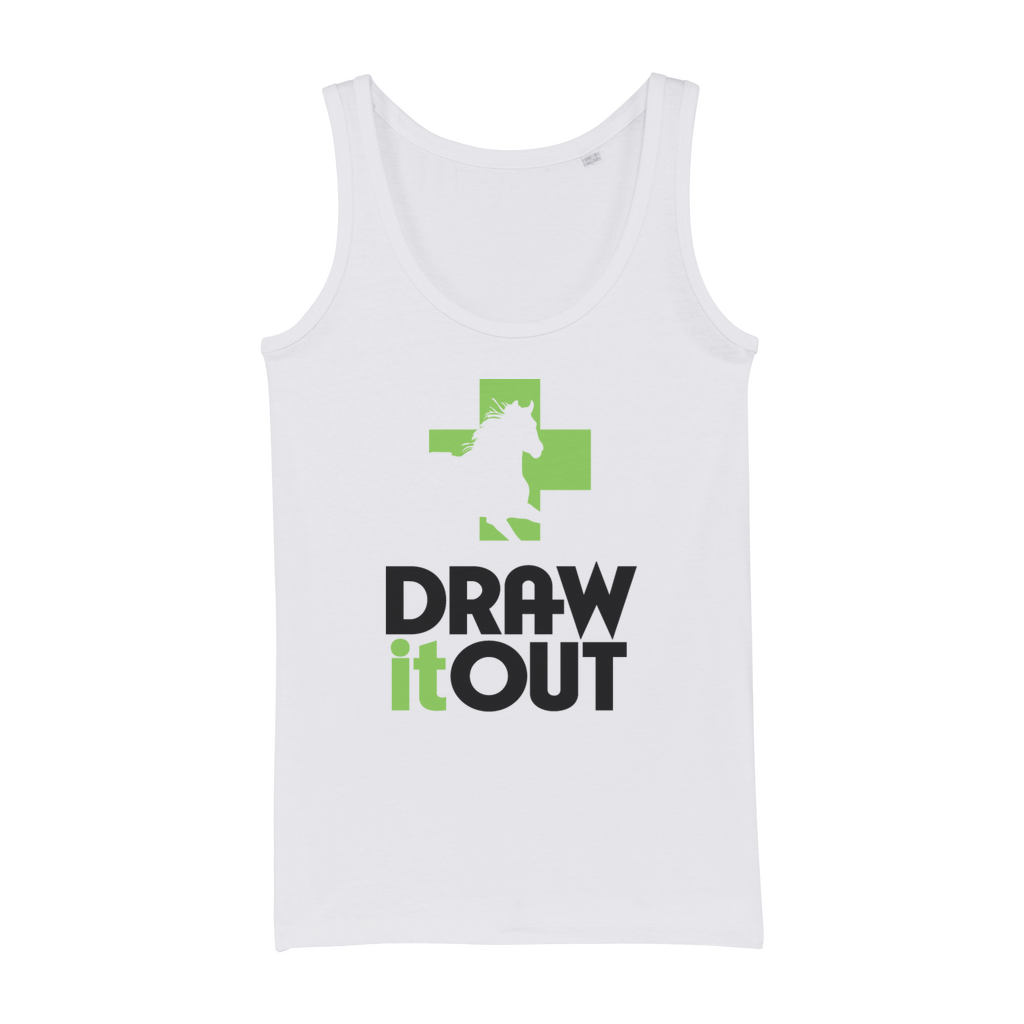 Draw it Out Organic Jersey Womens Tank Top