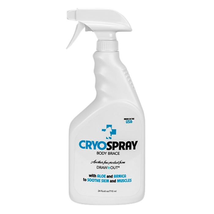 CryoSpray® by Draw It Out® – 24oz Cooling Body Brace for Horses | Post-Workout Muscle Relief with Aloe & Arnica
