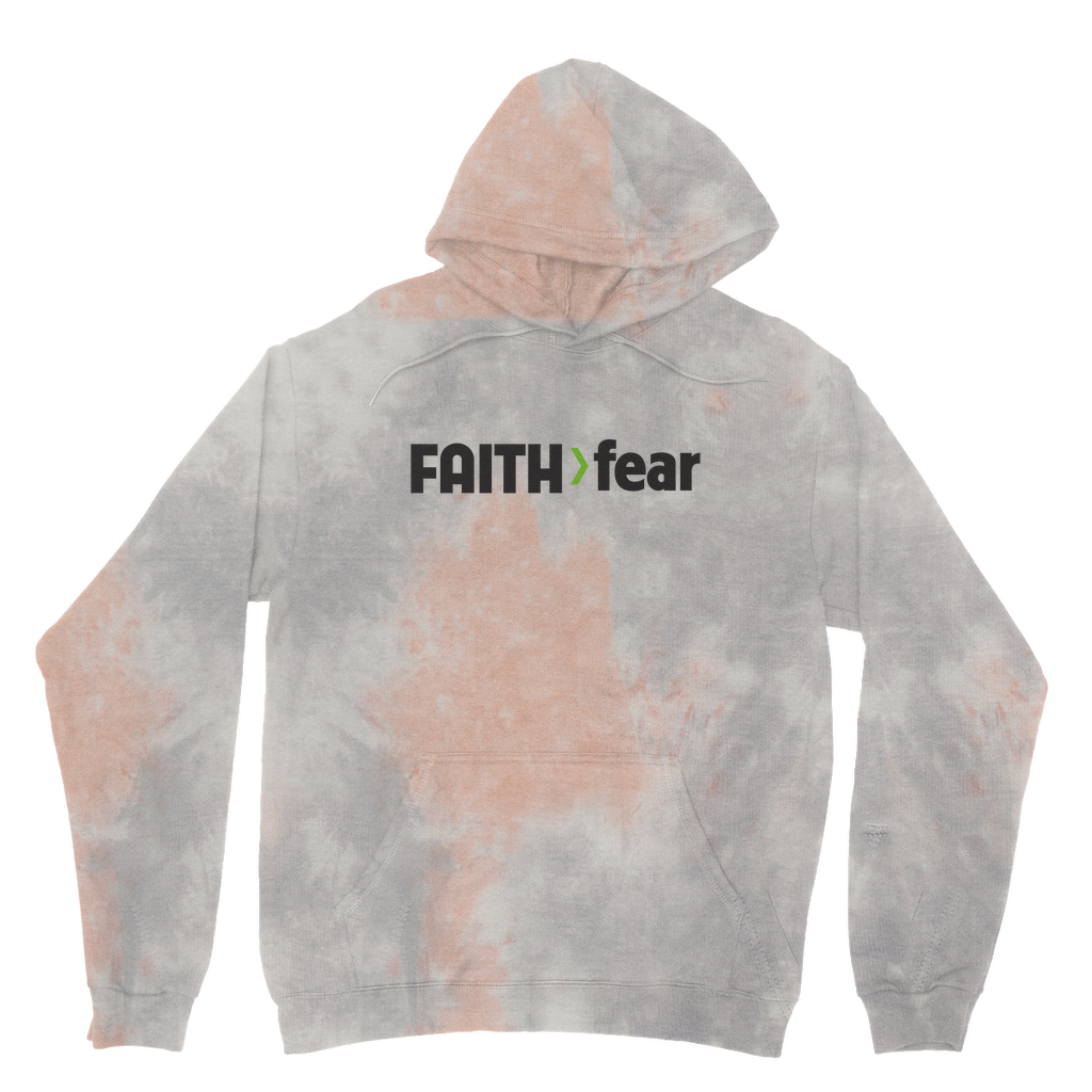 Faith > Fear Brushed Back Fleece Hoodie