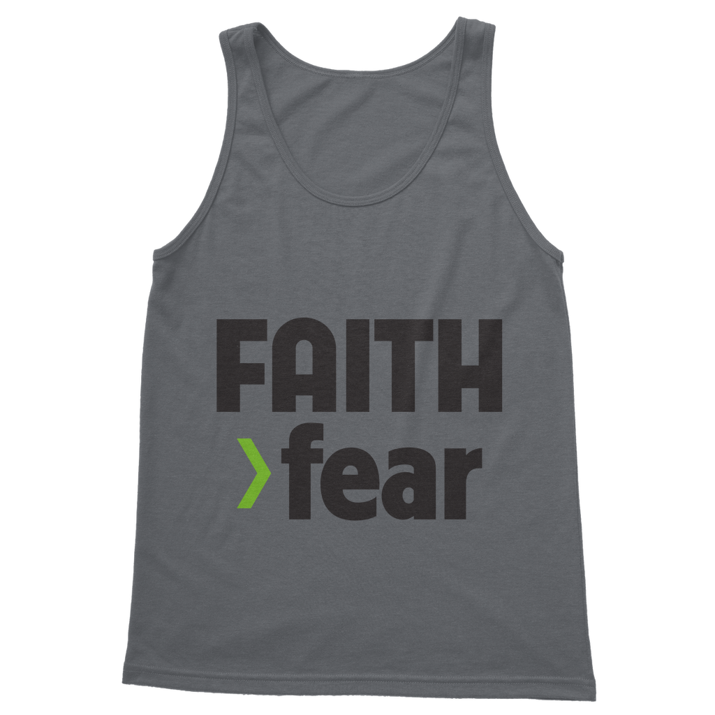 Faith > Fear Classic Unisex Tank Top