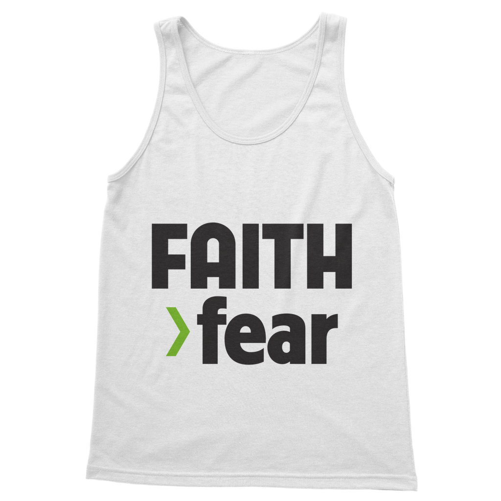 Faith > Fear Classic Unisex Tank Top