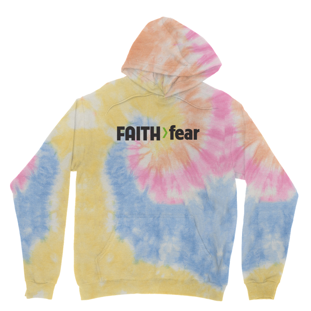Faith > Fear Brushed Back Fleece Hoodie