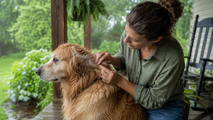 Dog Hot Spot Warning Signs After Humid Weather