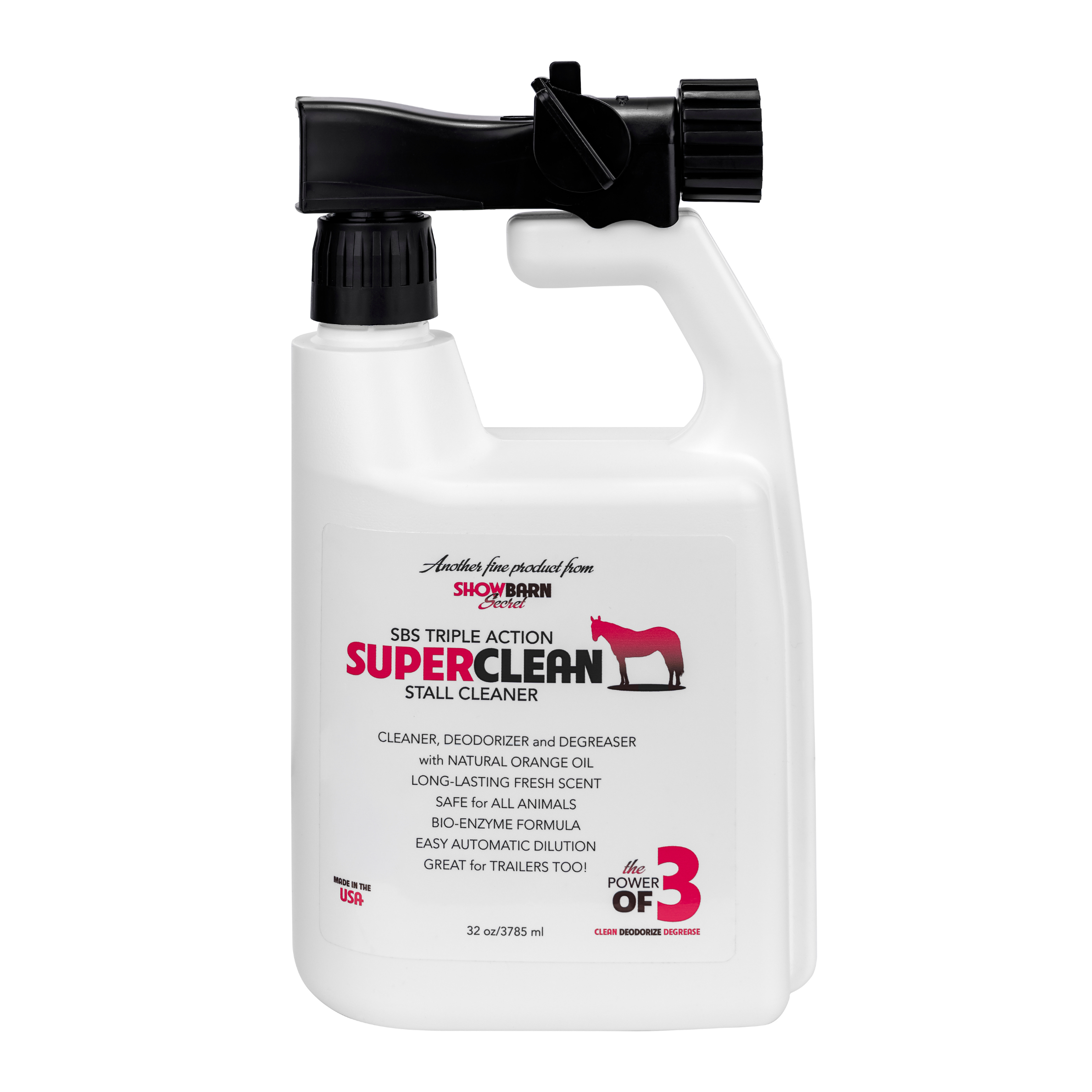 SuperClean barn and stall cleaner developed for real barn cleanup routines