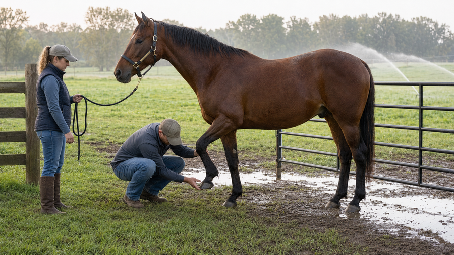 Horse Scratches Flare After Irrigation? What Owners Should Check