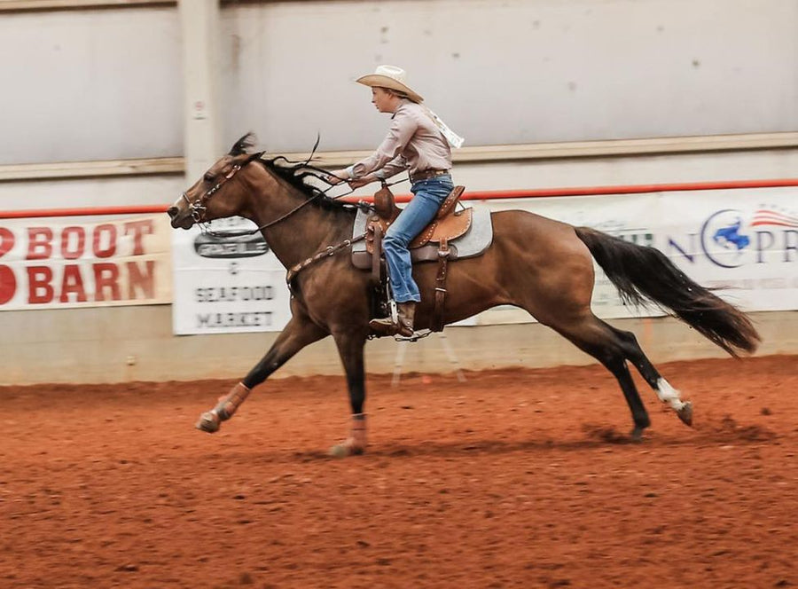 Macie McAliley and Missy in their Real Rider story