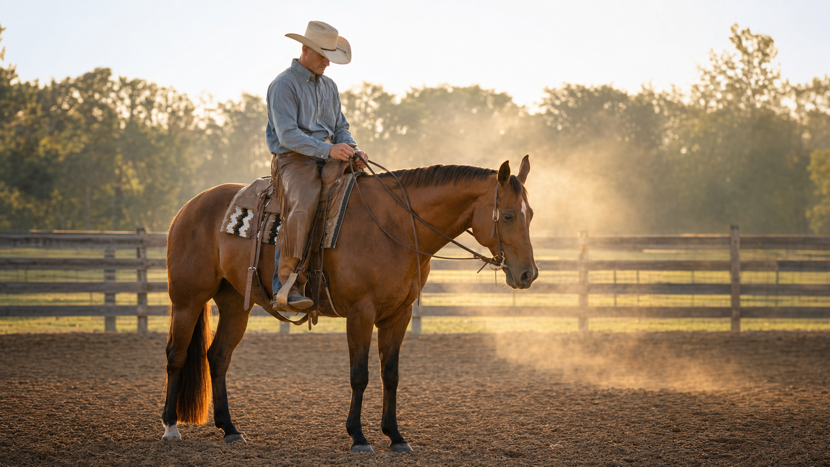 Rider reading a horse’s posture and readiness before asking for more speed