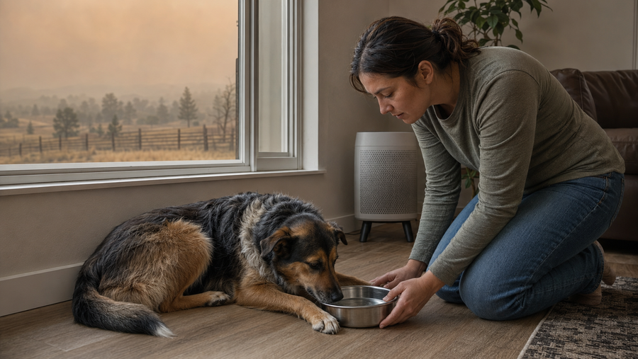 Wildfire Smoke and Dogs: What to Do When Air Quality Drops