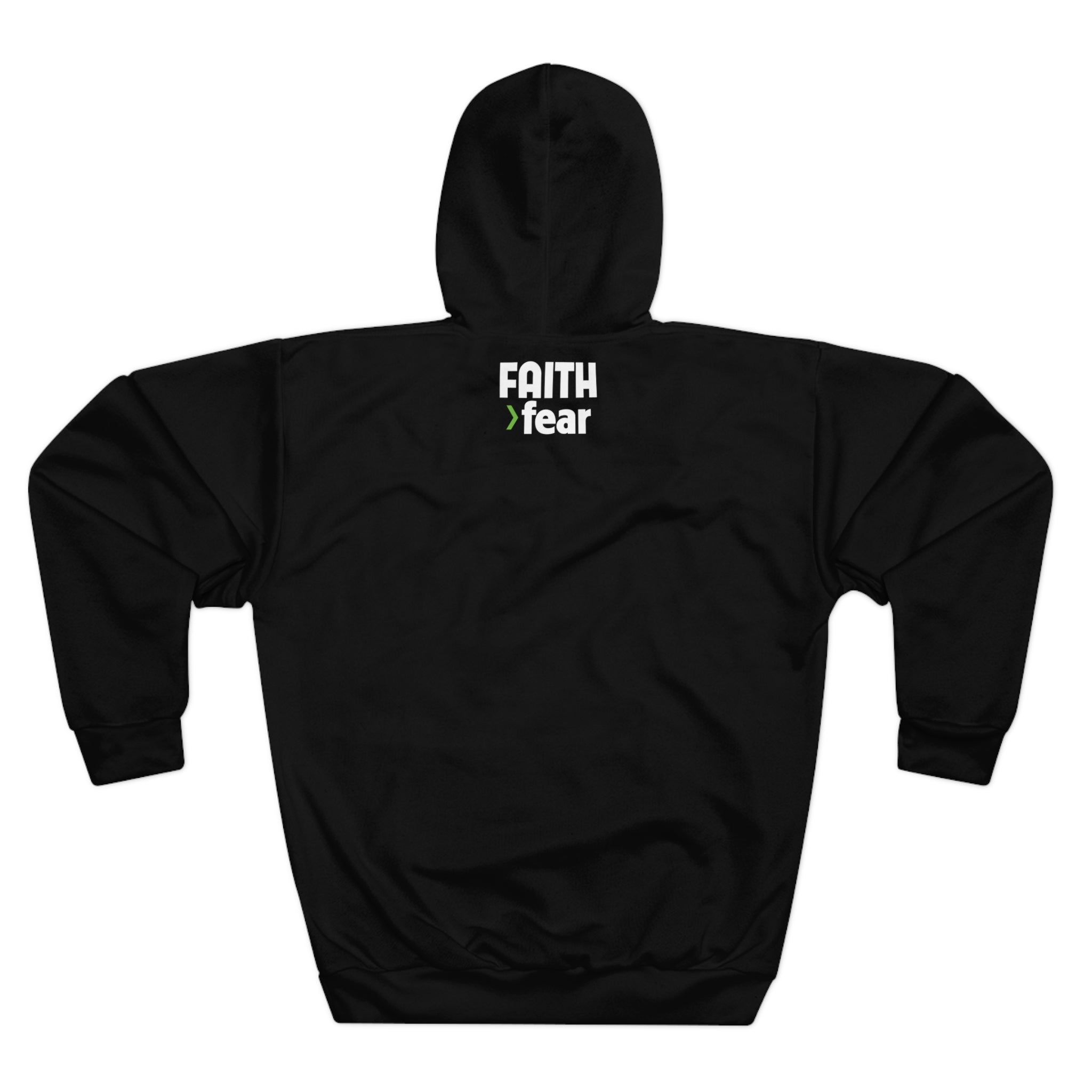 FAITH>fear™ by Draw it Out® Unisex Pullover Hoodie – Comfort, Style & Bold Expression