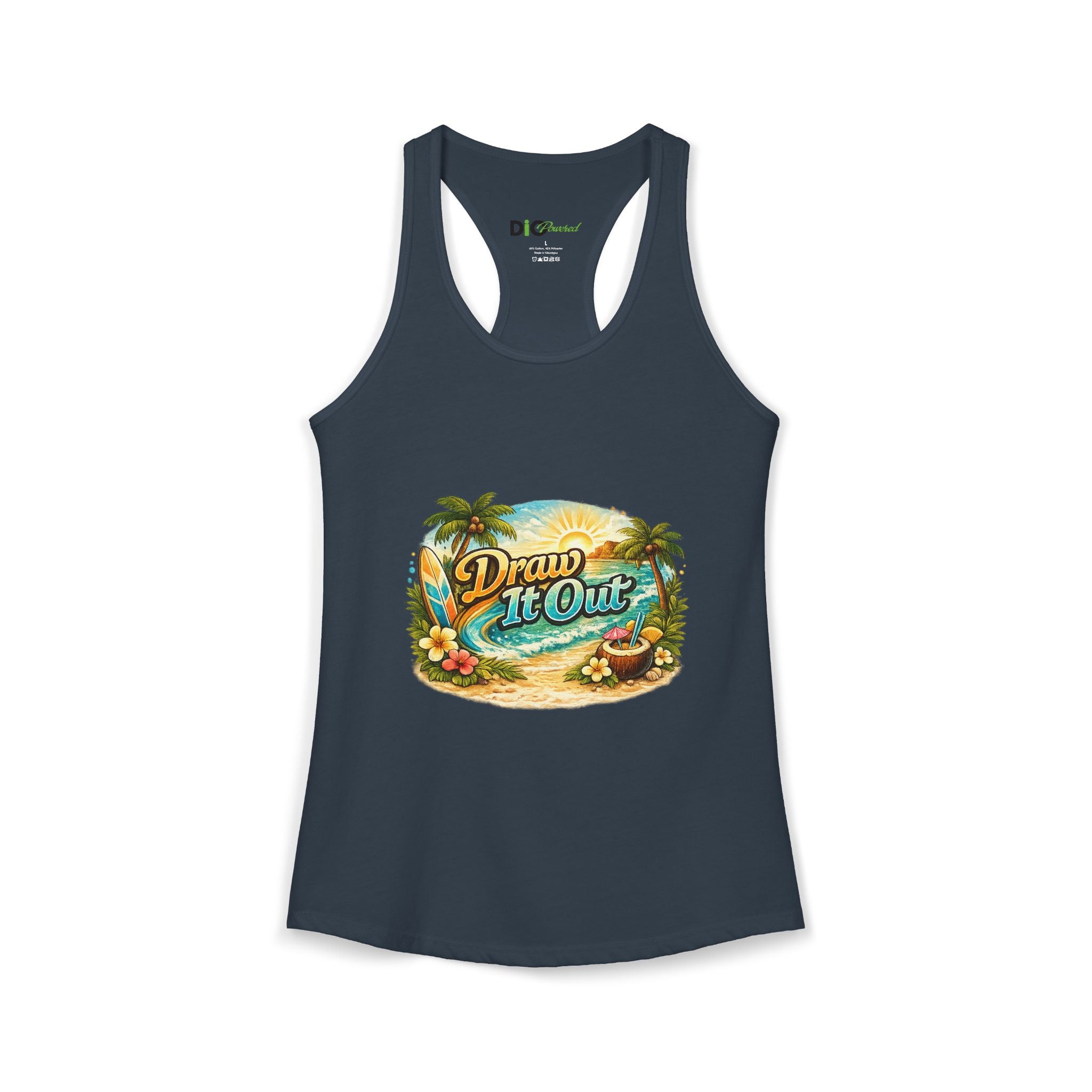 Draw It Out® Coastal Drift Women’s Racerback Tank
