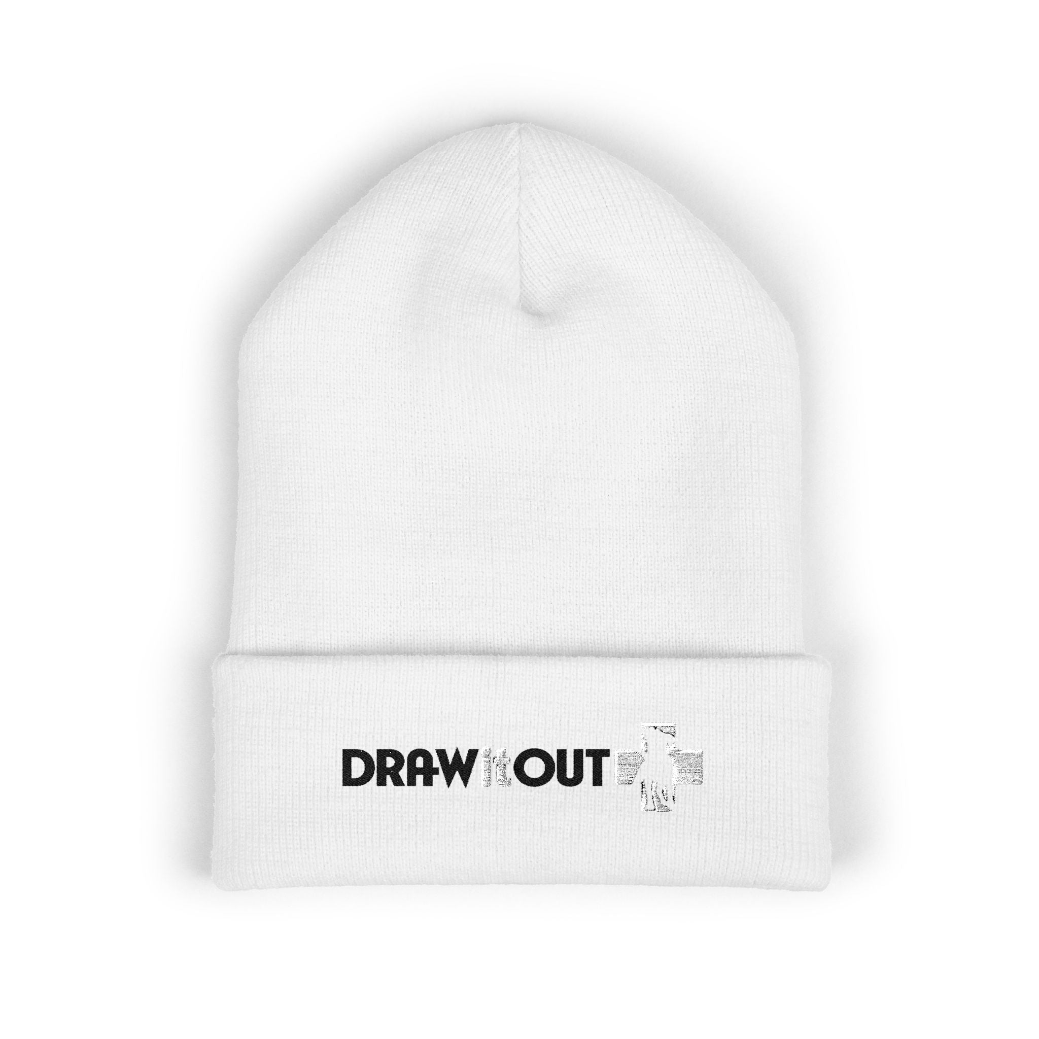 Draw It Out® Cuffed Beanie – Classic Warmth with a Stylish Touch