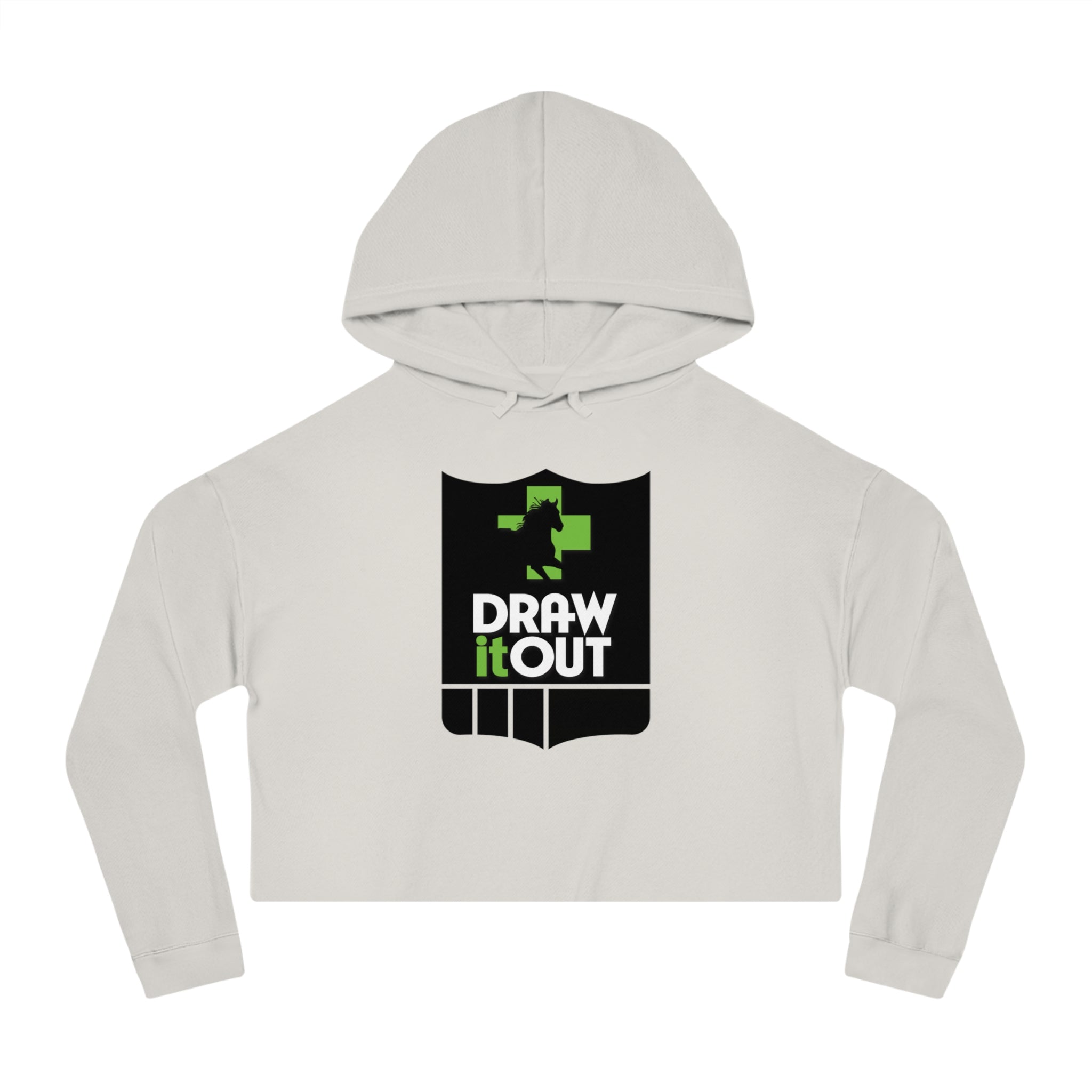 Draw it Out® Cropped Tie-Dye Hoodie: Chic Comfort, Everyday Vibes