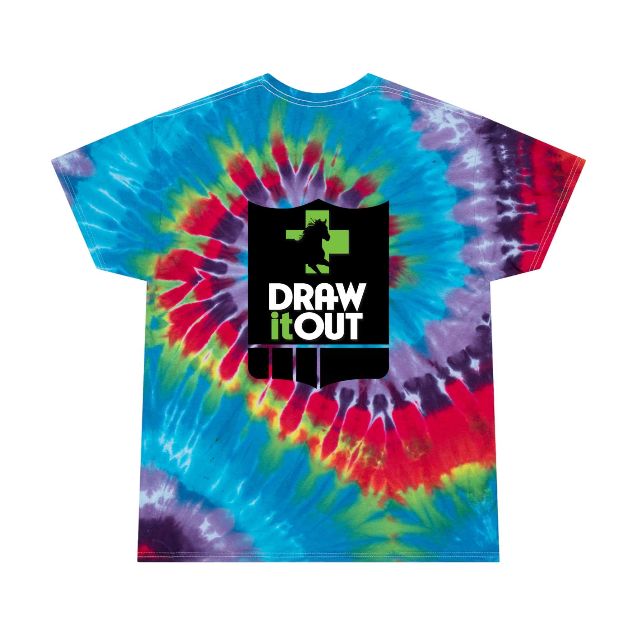 FAITH>fear™ by Draw it Out® take on that Tie-Dye Personalized T-Shirt: