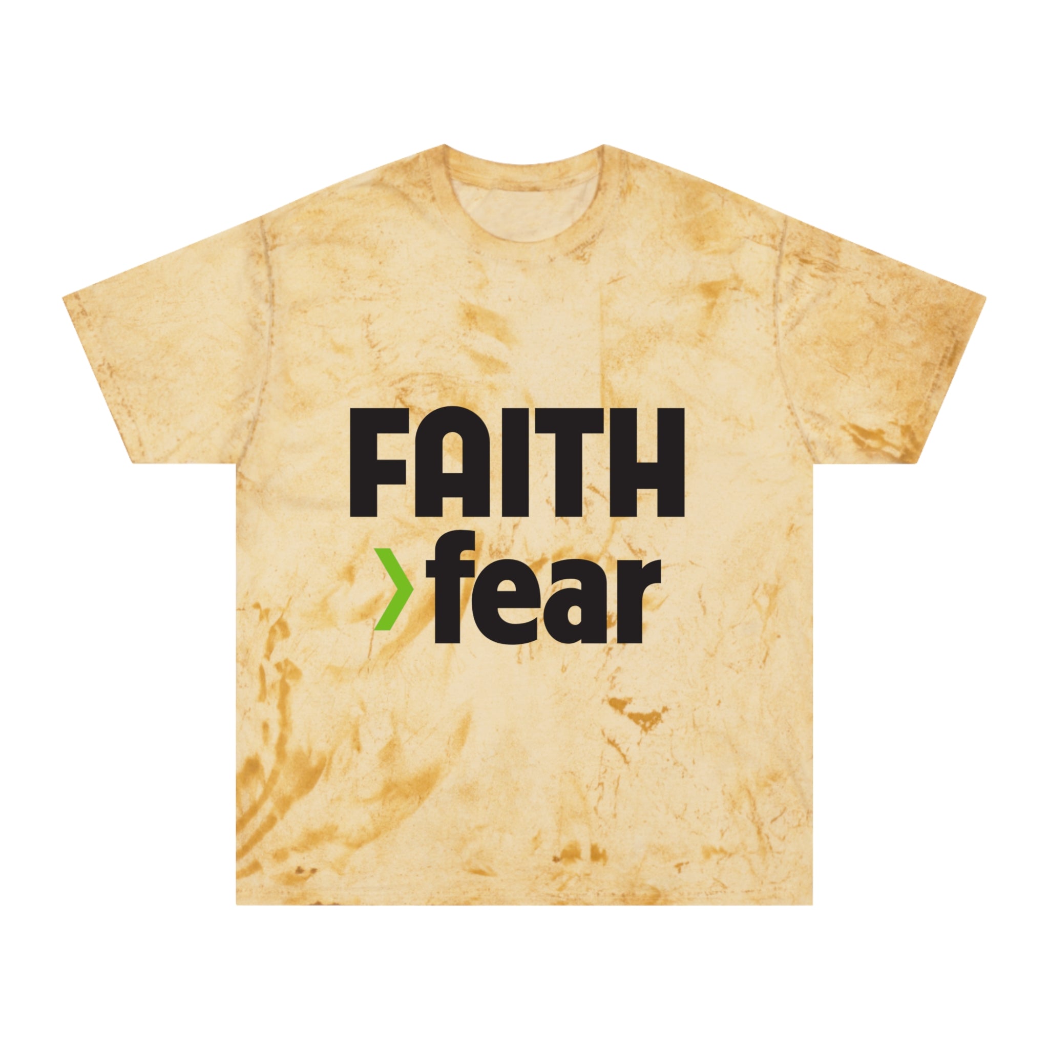 FAITH>fear™ by Draw it Out® version for the Unisex Color Blast T-Shirt: