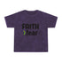 FAITH>fear™ by Draw it Out® Unisex Mineral Wash Tee – Retro Vibes, Modern Comfort!