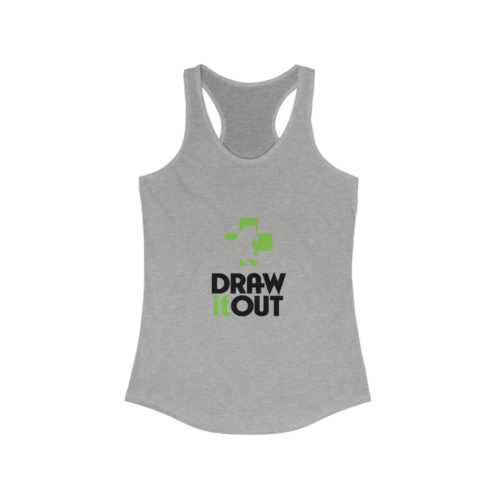 Draw it Out® Women's Racerback Tank: Style Meets Performance