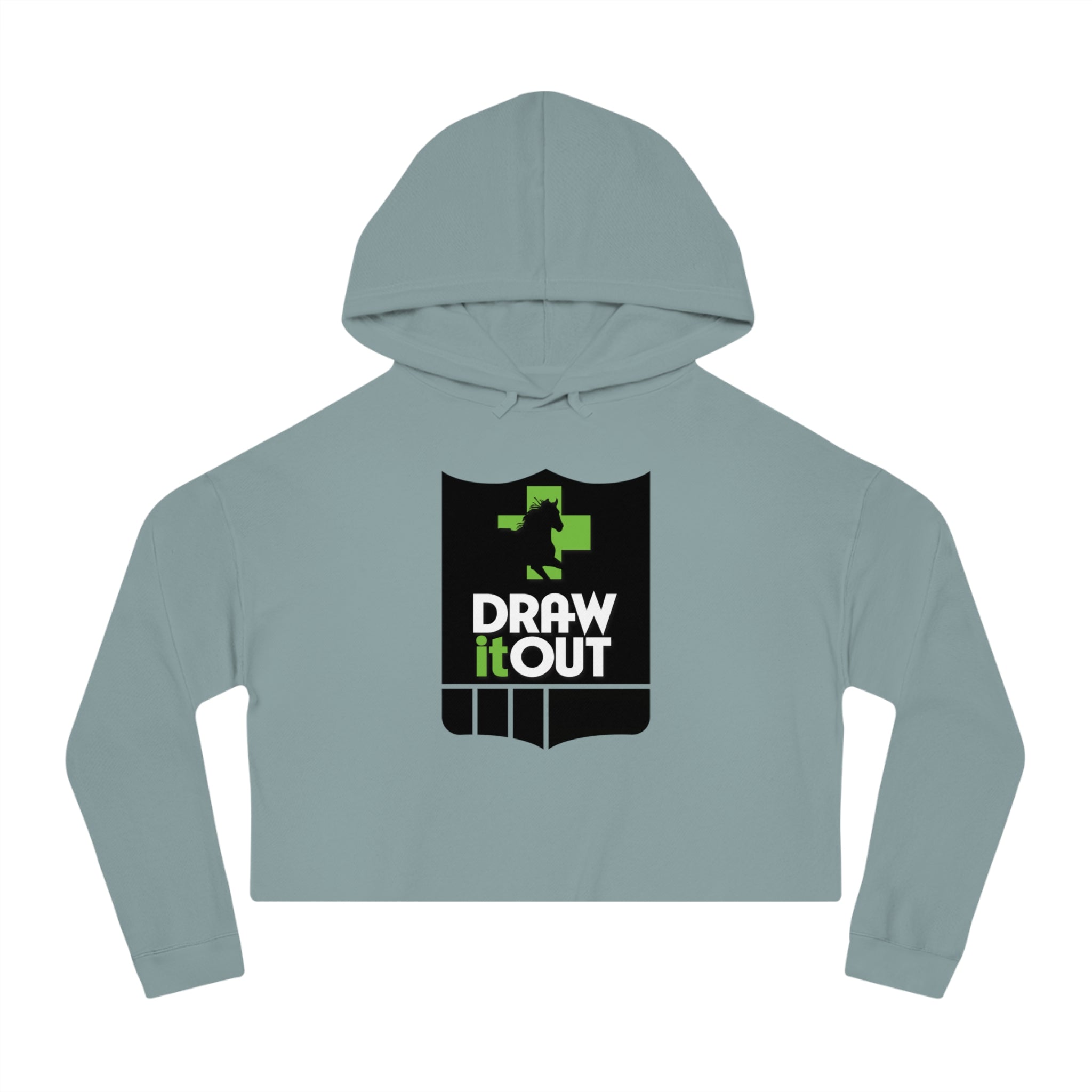 Draw it Out® Cropped Tie-Dye Hoodie: Chic Comfort, Everyday Vibes