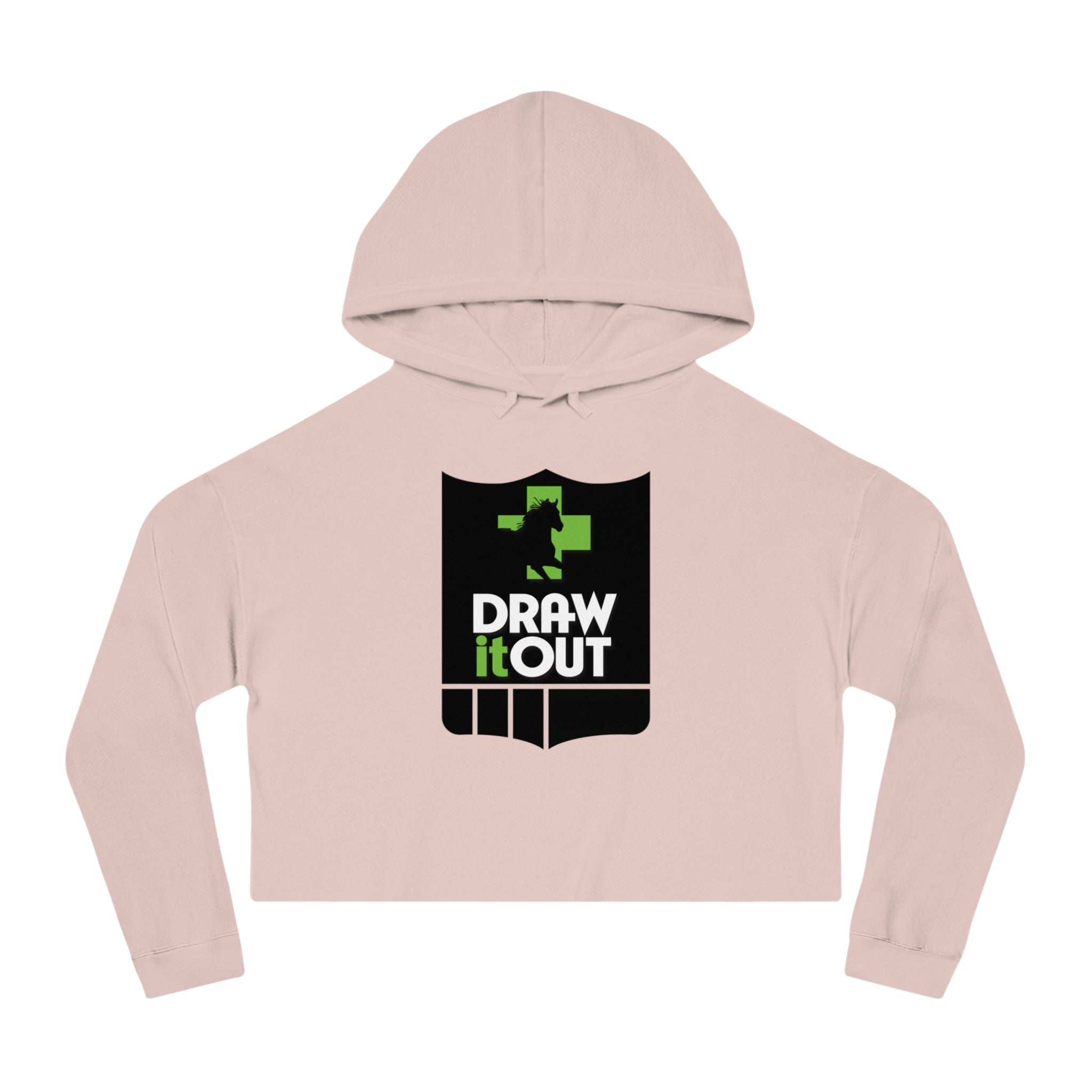 Draw it Out® Cropped Tie-Dye Hoodie: Chic Comfort, Everyday Vibes