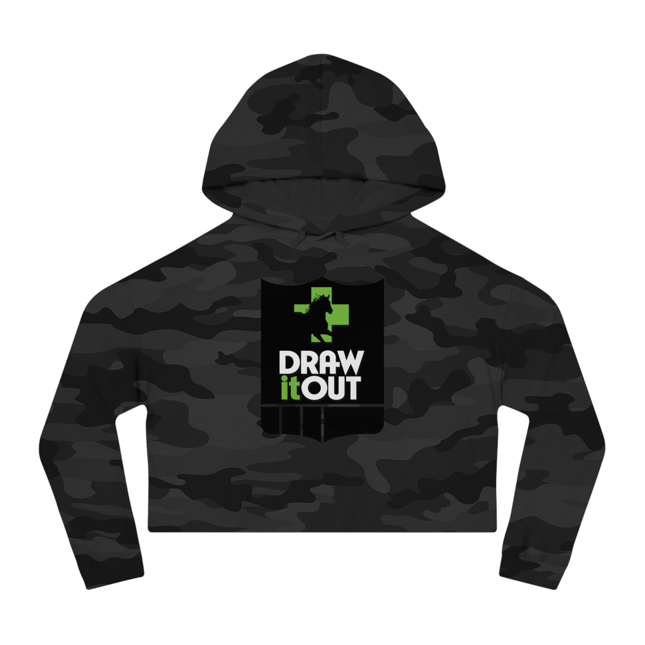 Draw it Out® Cropped Tie-Dye Hoodie: Chic Comfort, Everyday Vibes