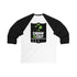 FAITH>fear™ by Draw it Out® Unisex 3/4 Sleeve Baseball Tee – Classic Style with a Perfect Fit!