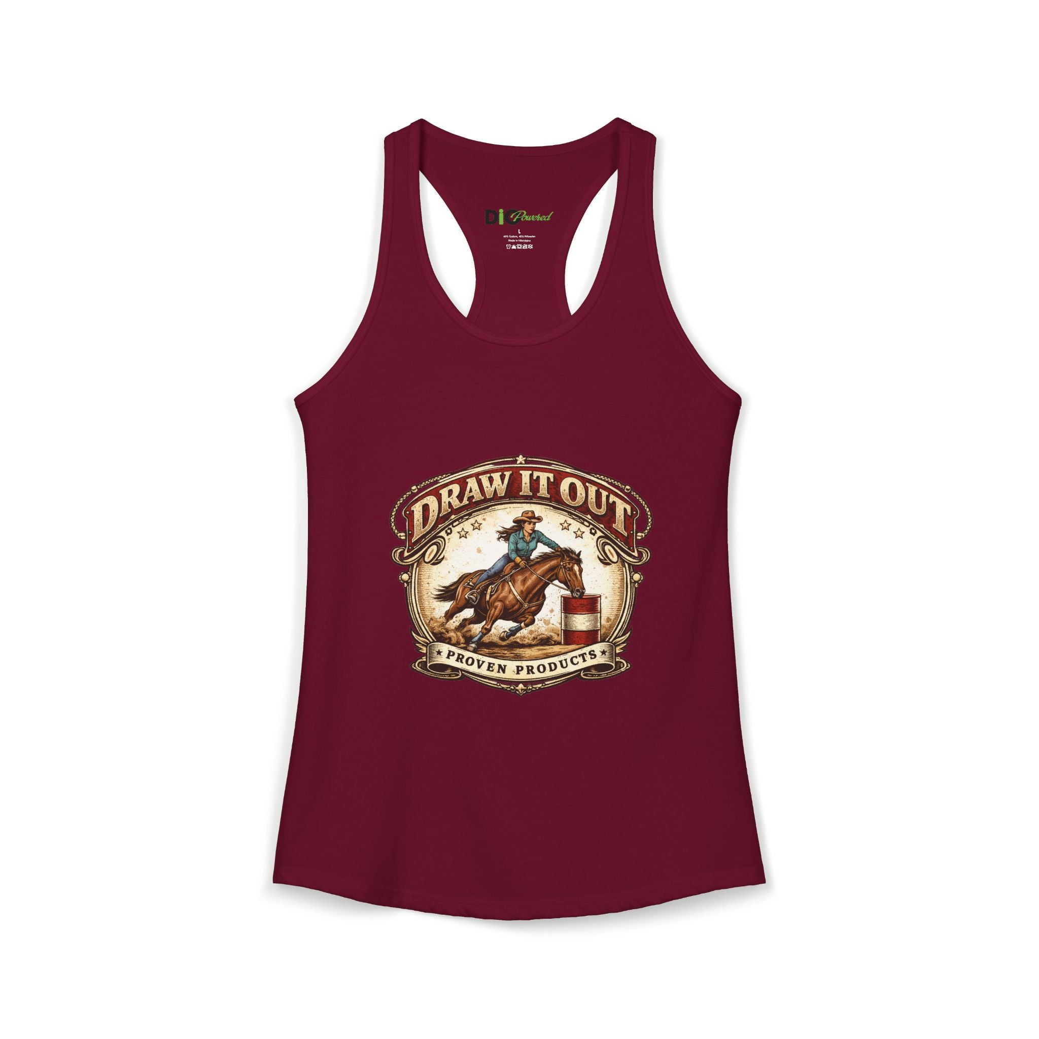 Draw It Out® Women’s Racerback Tank – Lightweight Performance Fit