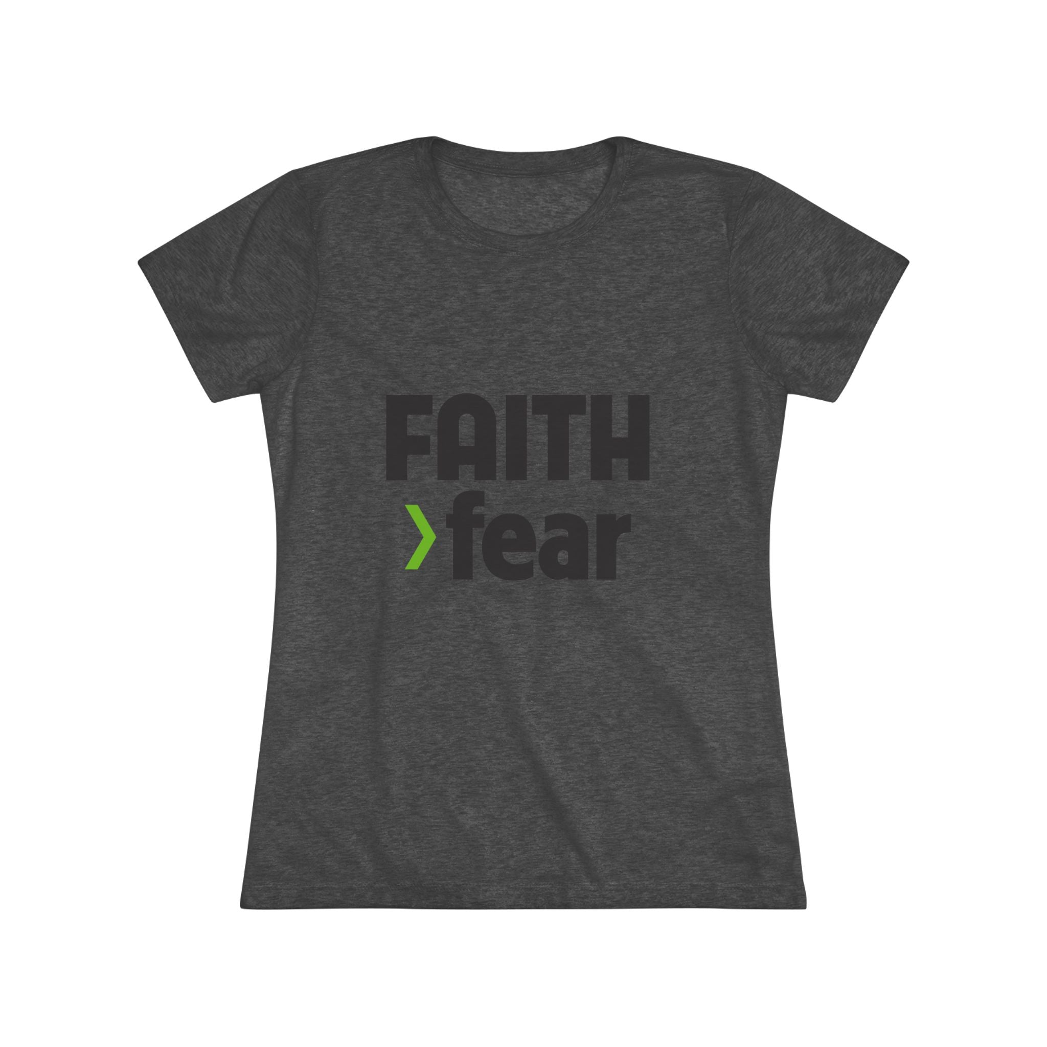 FAITH>fear™ by Draw it Out® Triple Blend T-Shirt – Cozy Comfort with a Vintage Vibe!