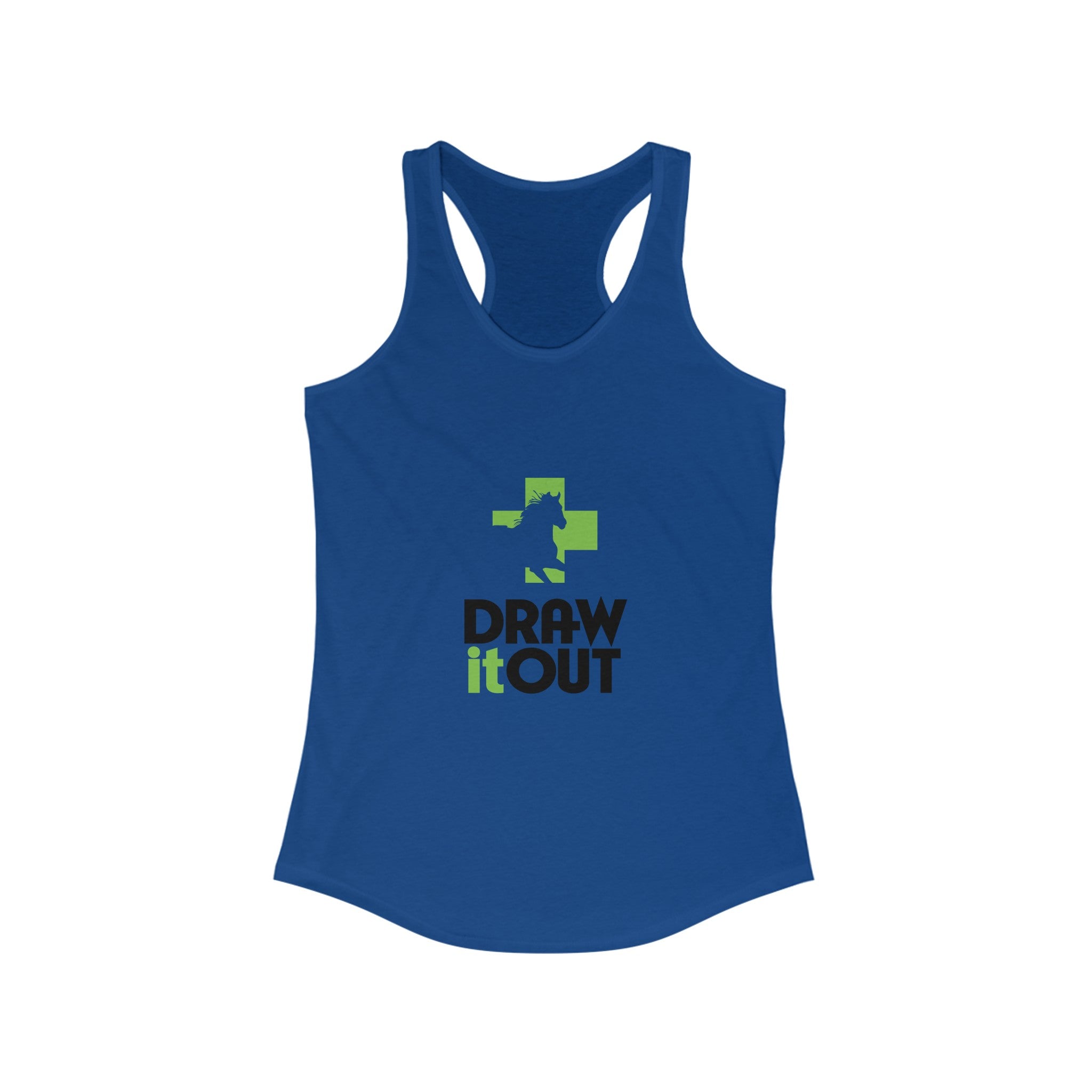 Draw it Out® Women's Racerback Tank: Style Meets Performance