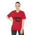 FAITH>fear™ by Draw it Out® Women’s Performance V-Neck T-Shirt - Move Freely, Perform Boldly!