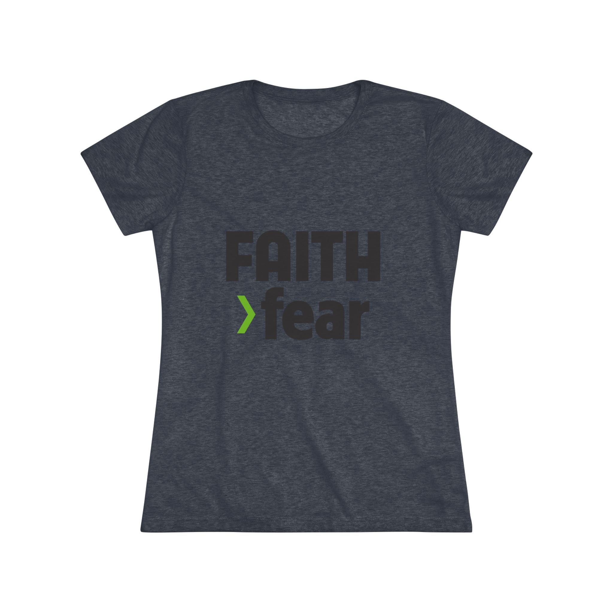 FAITH>fear™ by Draw it Out® Triple Blend T-Shirt – Cozy Comfort with a Vintage Vibe!