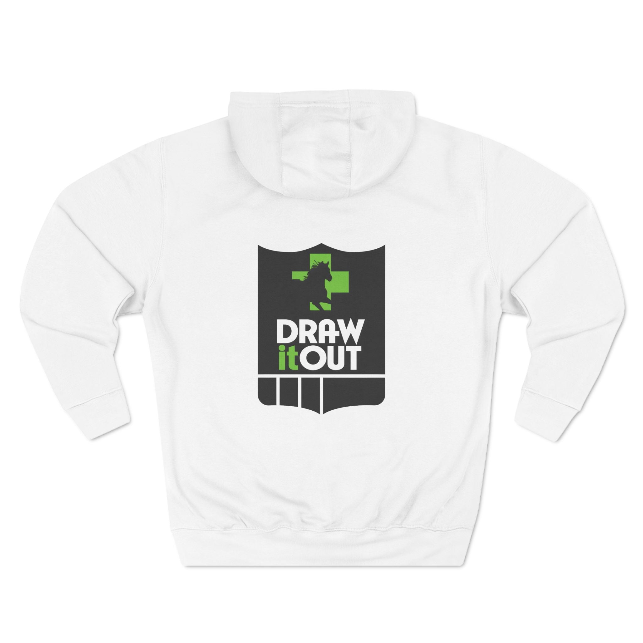 FAITH>fear™ by Draw it Out® Premium Pullover Hoodie – Cozy, Durable, and Ready for Anything!