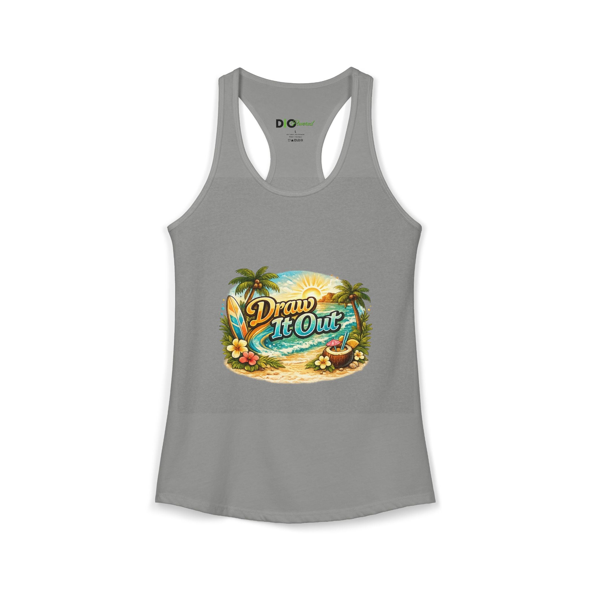 Draw It Out® Coastal Drift Women’s Racerback Tank