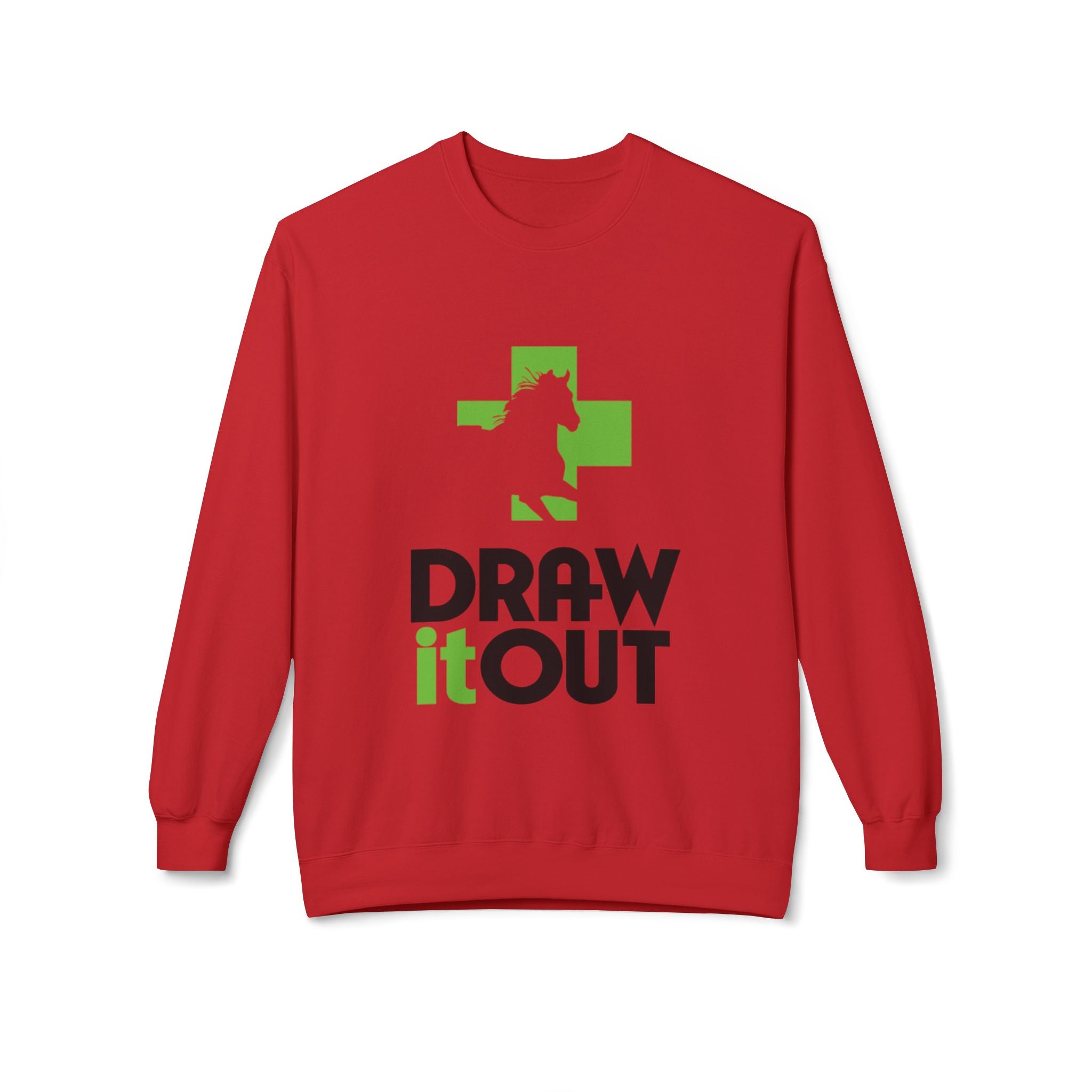 Draw it Out® Eco-Conscious Unisex Sweatshirt: Cozy Comfort with a Cause