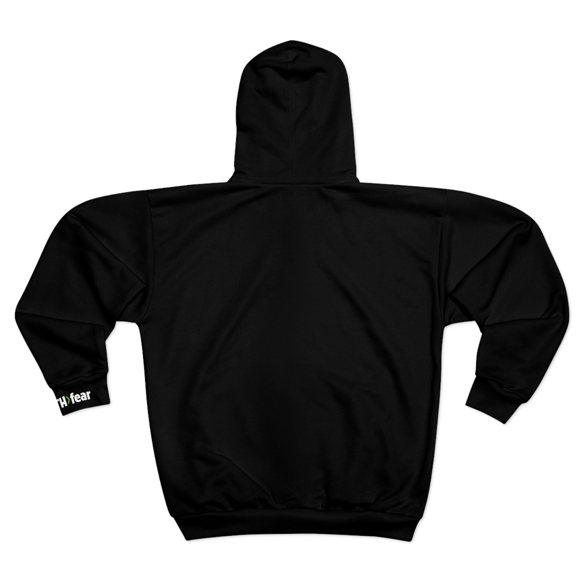 FAITH>fear™ by Draw it Out® Unisex Zip Hoodie – Bold Style Meets Everyday Comfort