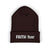 FAITH>fear™ by Draw it Out® Cuffed Beanie