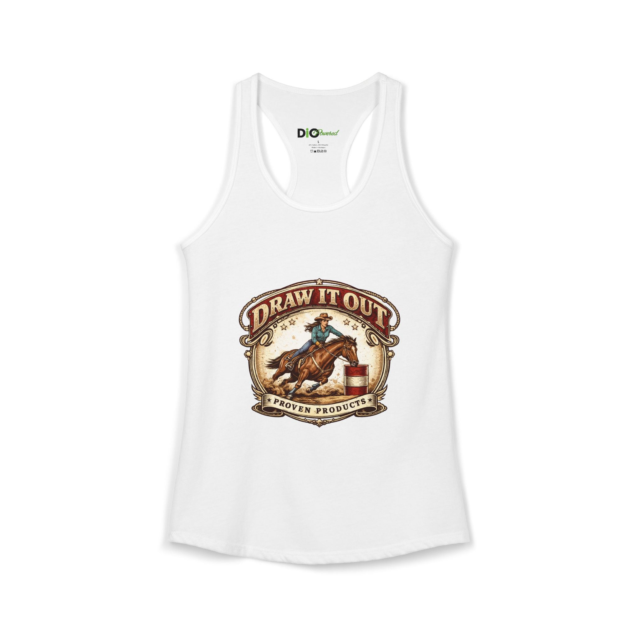 Draw It Out® Women’s Racerback Tank – Lightweight Performance Fit