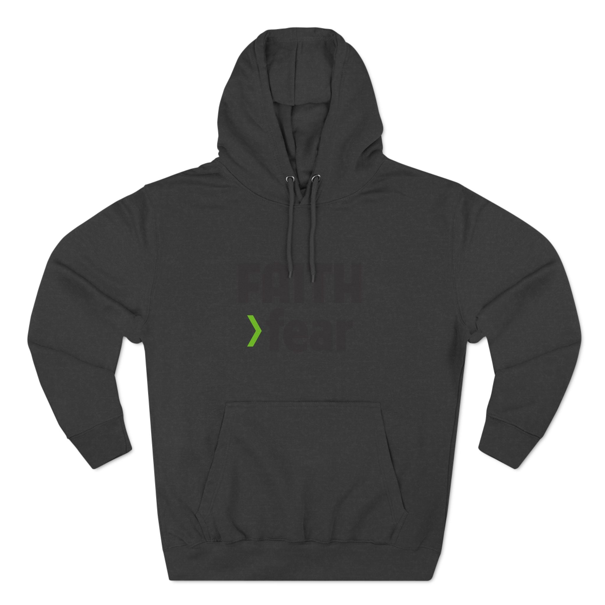 FAITH>fear™ by Draw it Out® Premium Pullover Hoodie – Cozy, Durable, and Ready for Anything!