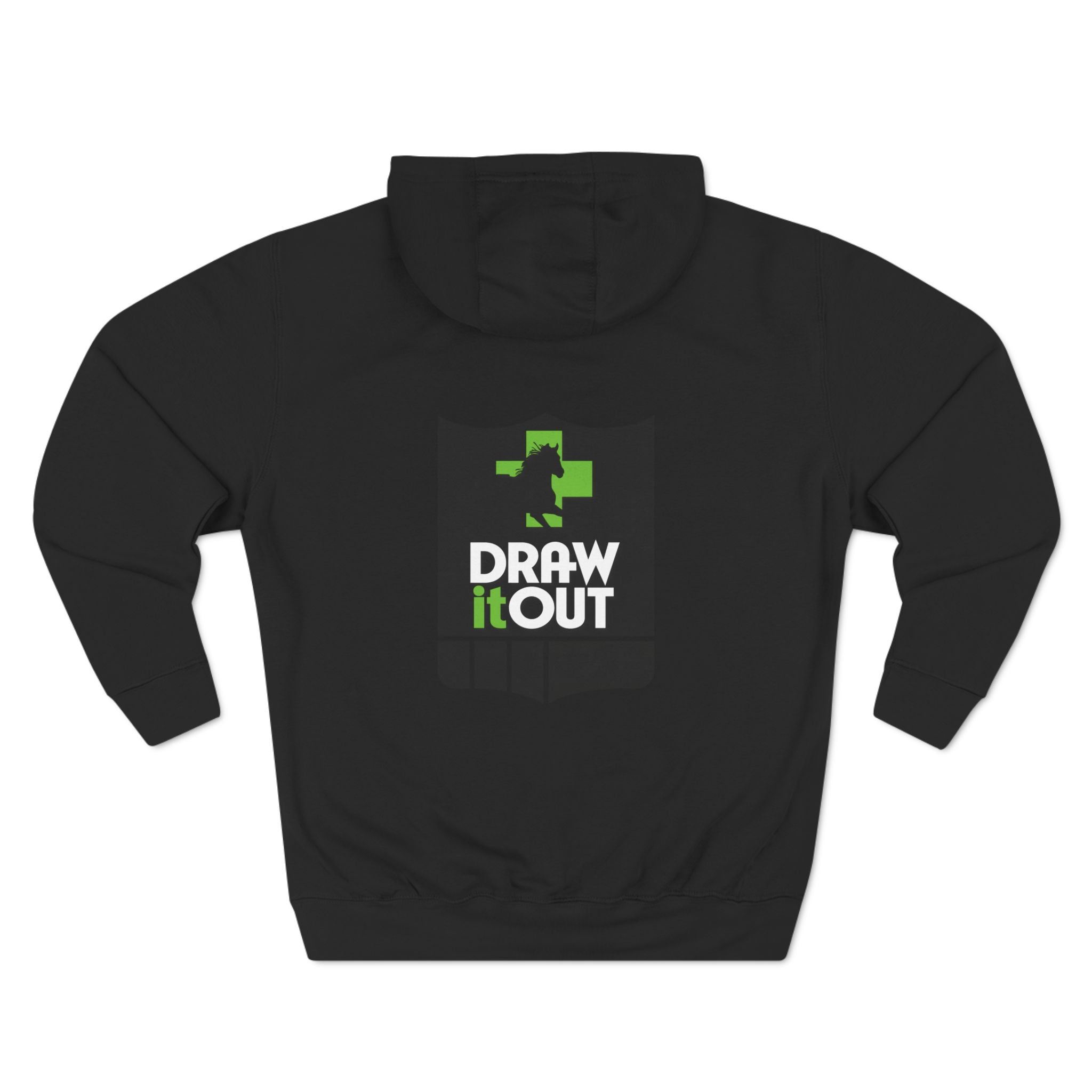 FAITH>fear™ by Draw it Out® Premium Pullover Hoodie – Cozy, Durable, and Ready for Anything!