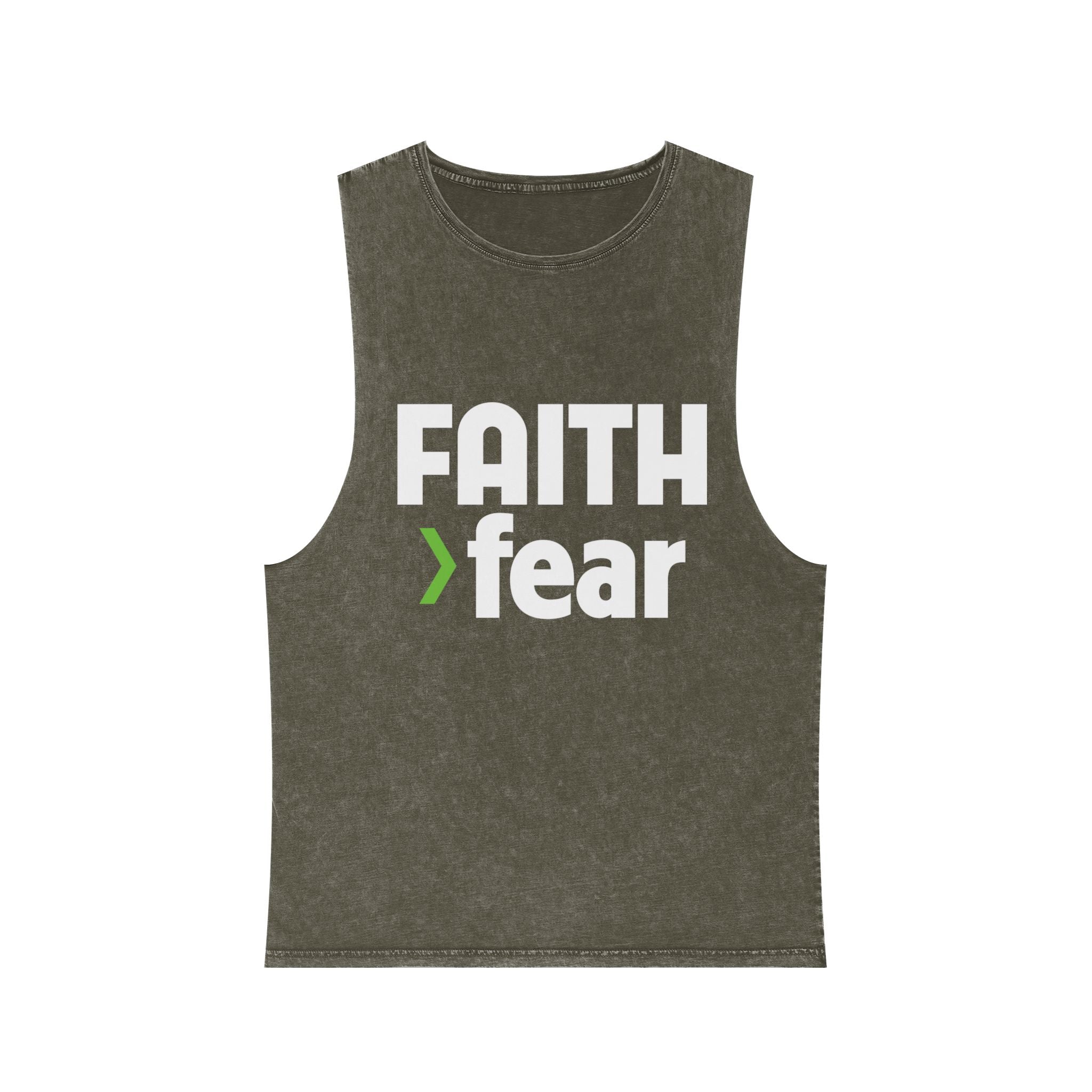 FAITH>fear™ by Draw it Out® Stonewash Tank Top