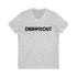 Blackout Unisex V-Neck Tee by Draw it Out®