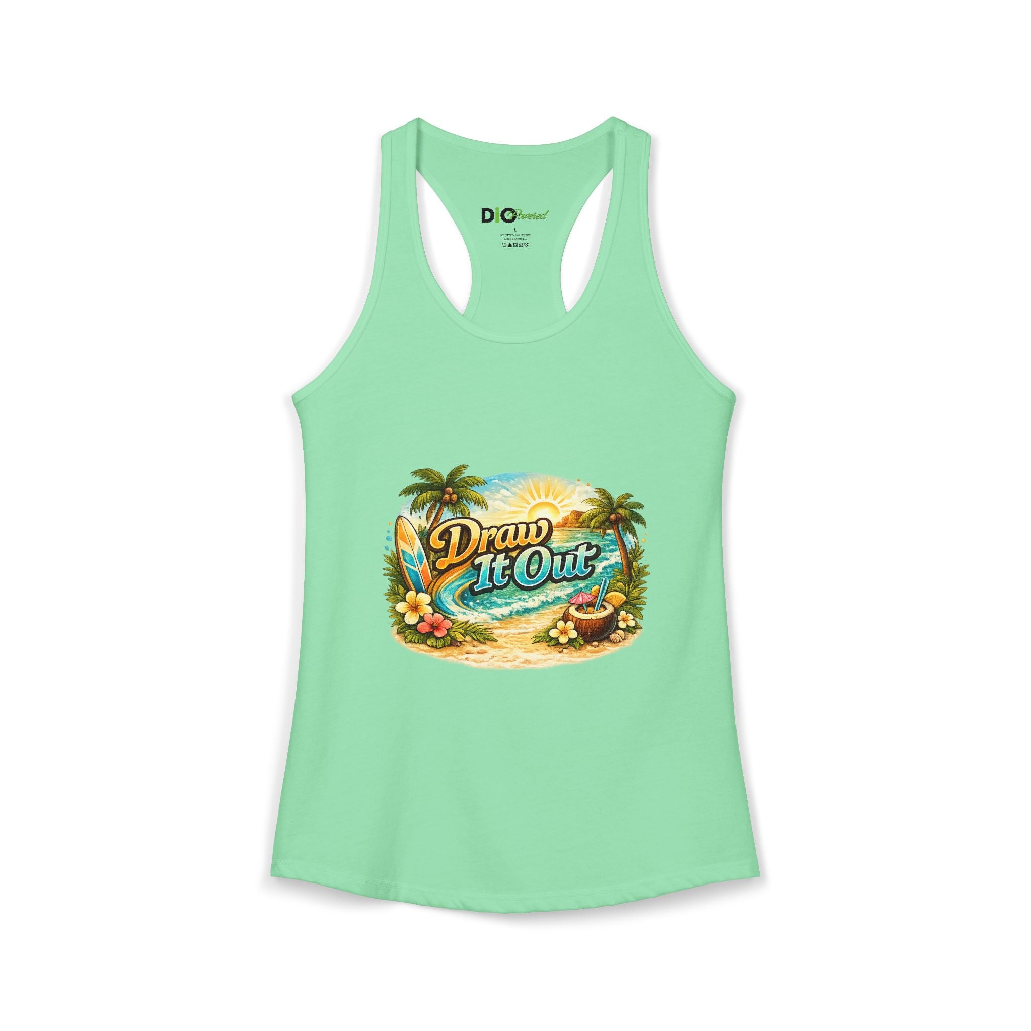 Draw It Out® Coastal Drift Women’s Racerback Tank