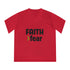 FAITH>fear™ by Draw it Out® Women’s Performance V-Neck T-Shirt - Move Freely, Perform Boldly!