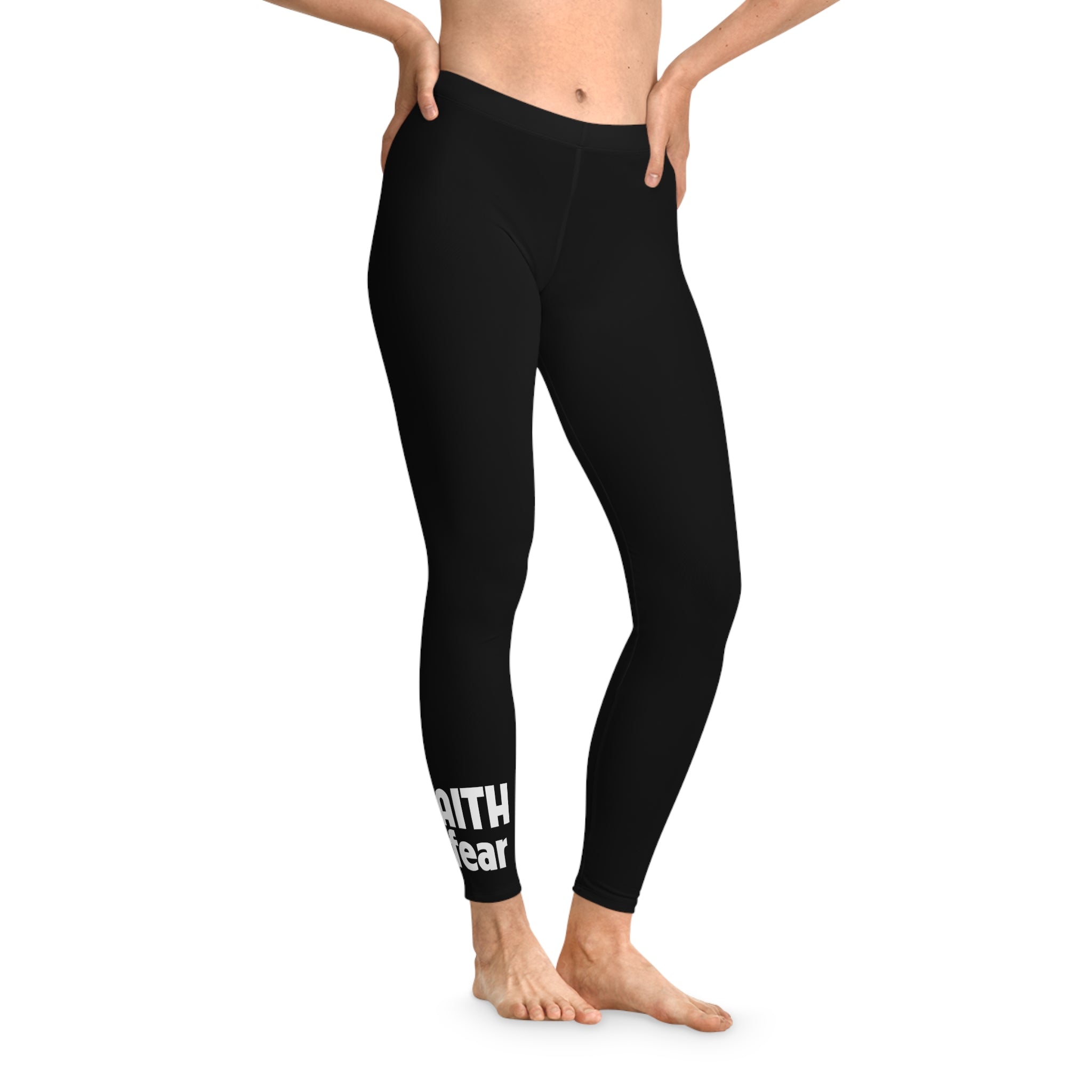 FAITH>fear™ by Draw it Out® Stretchy Leggings – Style, Comfort & Flexibility for Every Move