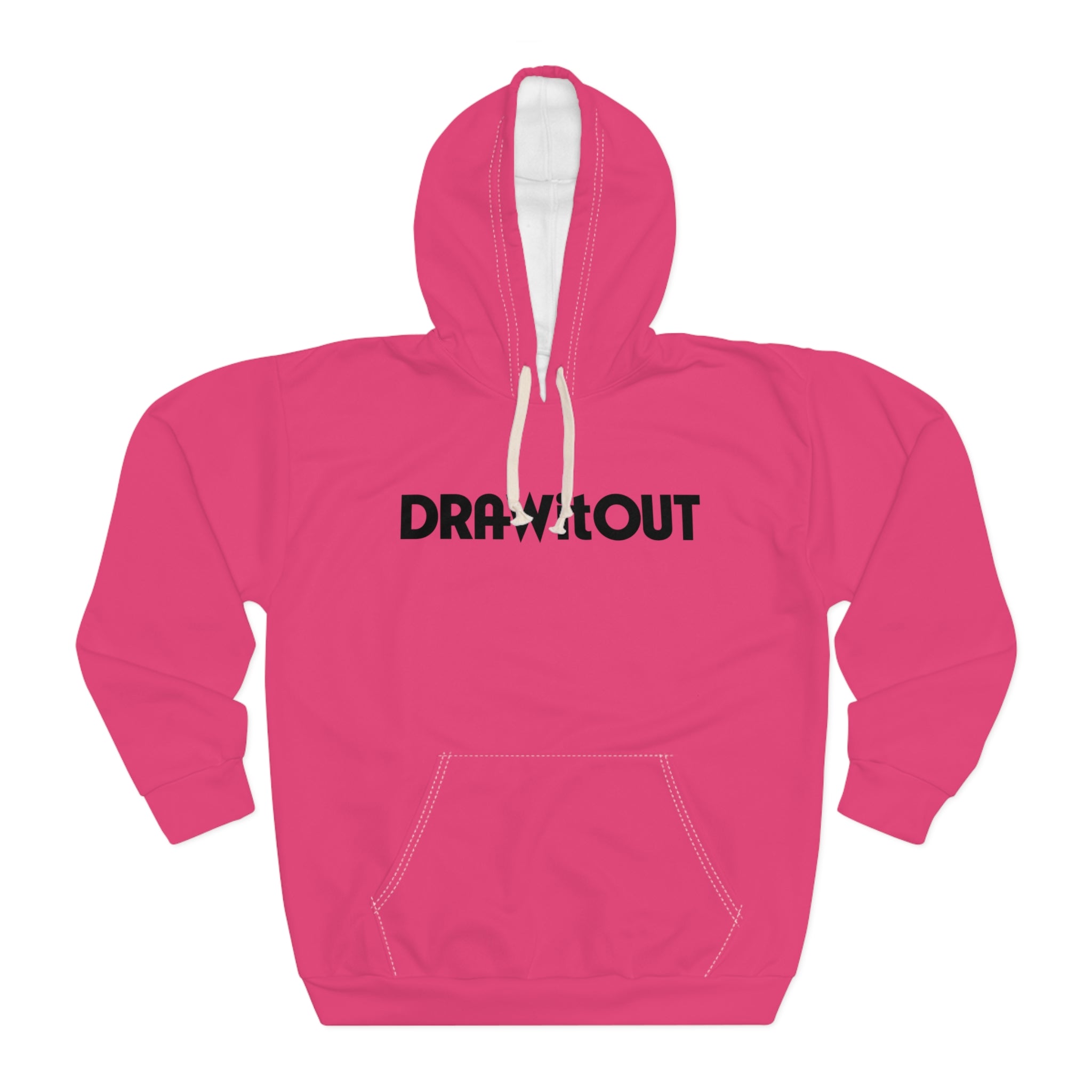 Draw it Out® – Tough Enough to Wear Pink Pullover Hoodie