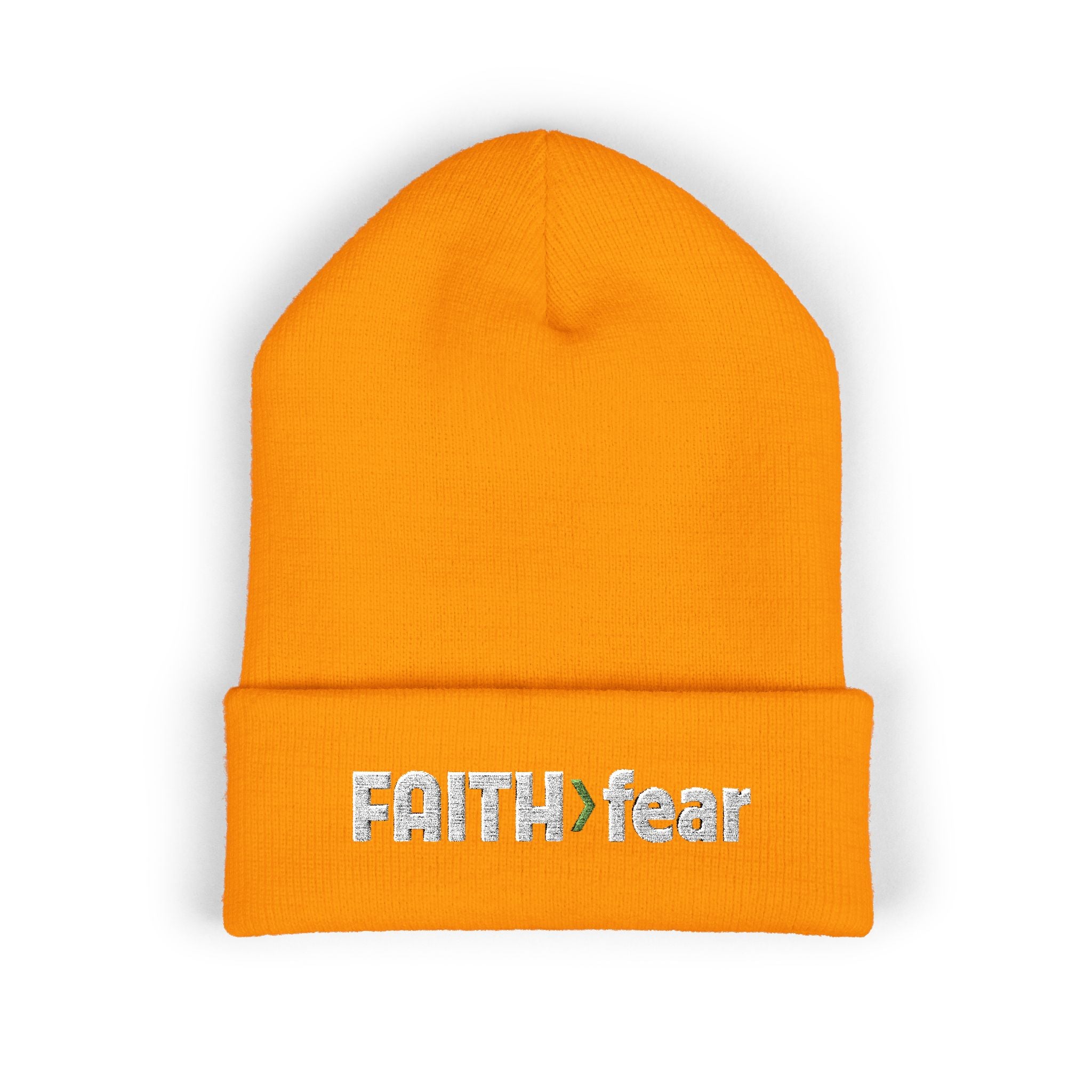 FAITH>fear™ by Draw it Out® Cuffed Beanie