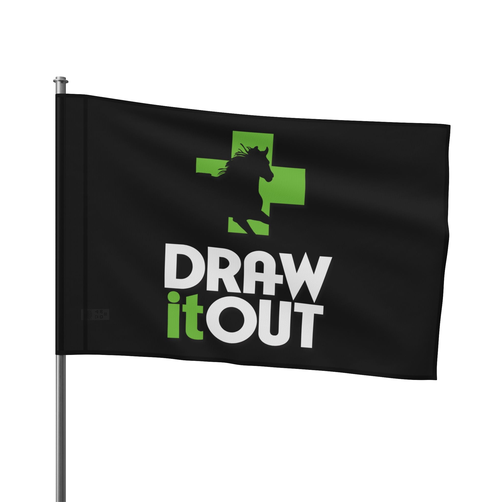 Draw It Out® Custom Flag – Bold, Vibrant & Built to Stand Out!