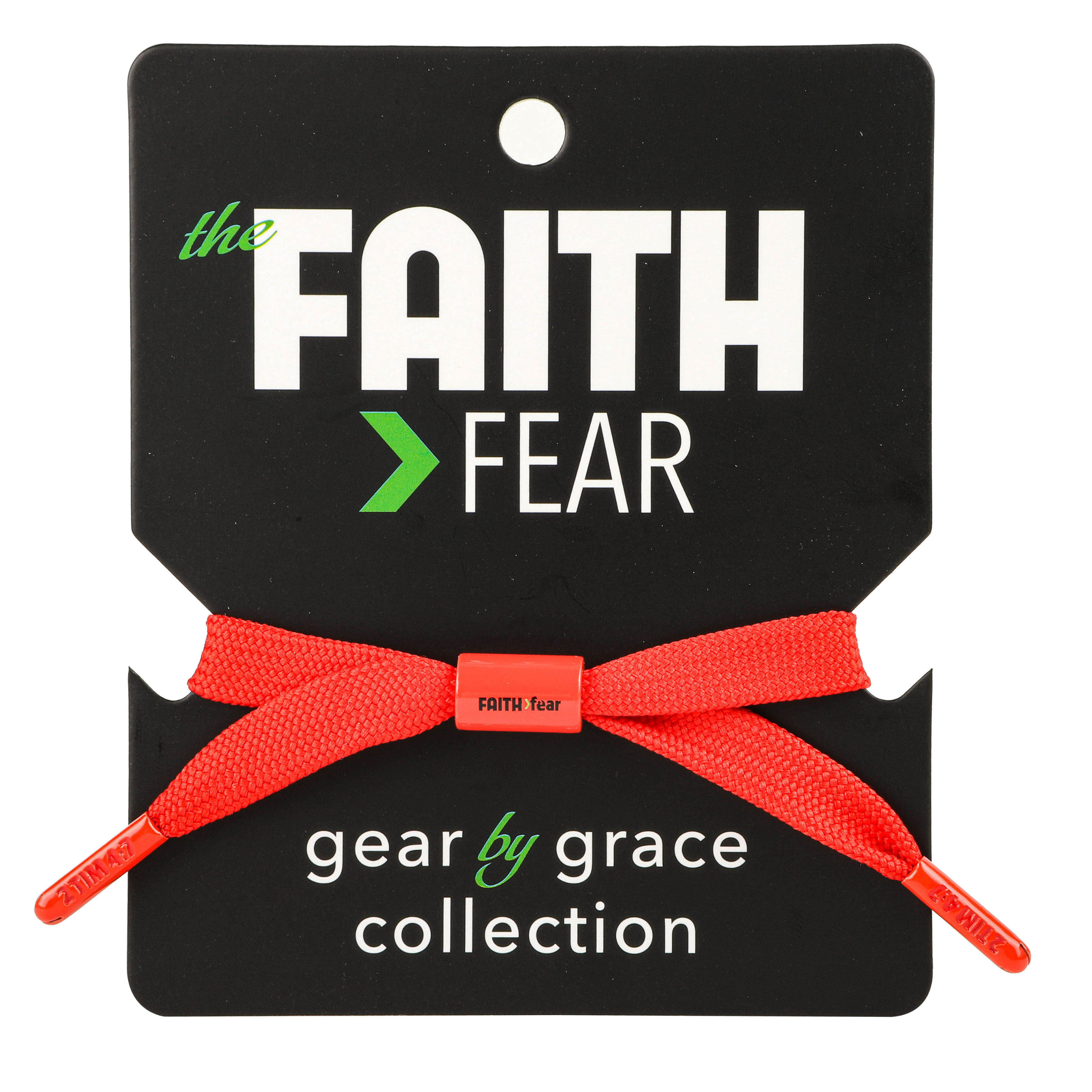 Courage Red LaceBand bracelet option